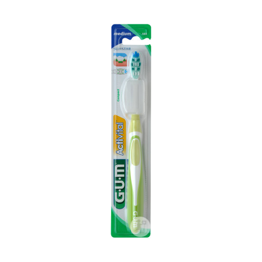 Gum ActiVital Compact Brosse À Dents Medium (583)