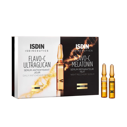 ISDIN Isdinceutics Flavo-C Sérum Jour Et Nuit 10+10 Ampoules