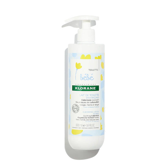 Klorane Bébé Lait De Toilette Sans Rinçage Au Calendula 500ml