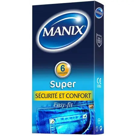 MANIX SUPER 6 PRÉSERVATIFS