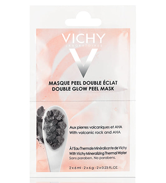 Vichy Masque Mineral – Masque Bidose Double éclat – 2 x 6 ml