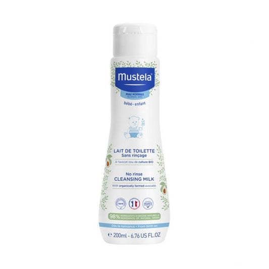 Mustela Lait De Toilette Sans Rinçage à L'avocat BIO