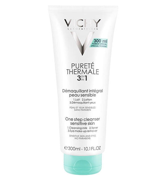 Vichy Pureté Thermale Démaquillant Intégral 3 en 1 Peau Sensible – 300 ml