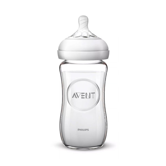 Philips AVENT Biberon En Verre Natural 240ml +0m scf053/17