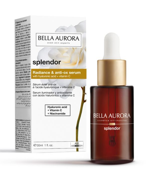 BELLA AURORA SPLENDOR SERUM ECLAT ANTI OX 30 ML = ROLLEUR DE MASSAGE