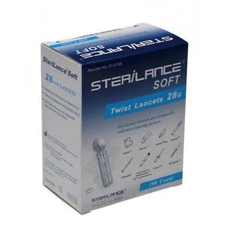 Sterilance lancettes standard 100 28