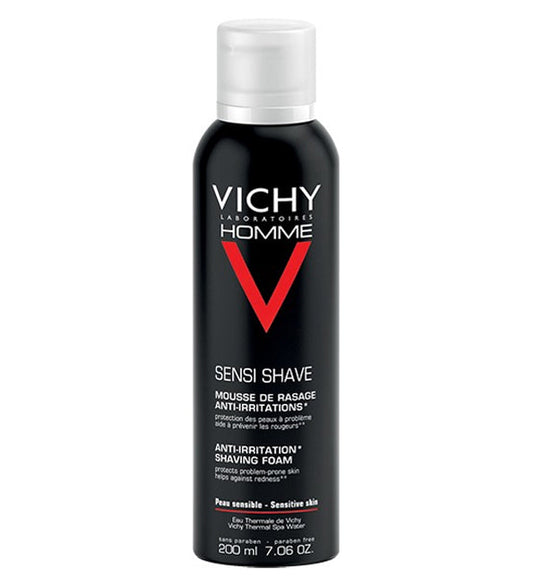 Vichy Homme Mousse à raser anti-irritations – 200 ml