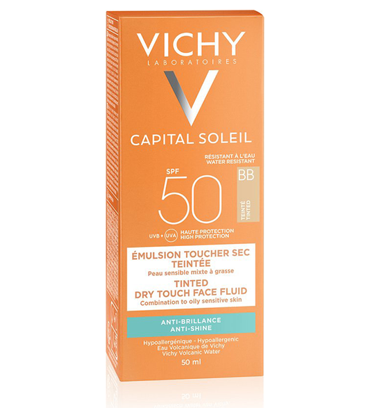 Vichy Soleil BB Toucher Sec Teinté SPF50 – 50 ml