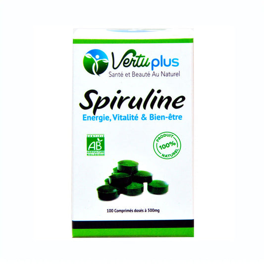 Vertu Plus Spiruline 100 Comprimés