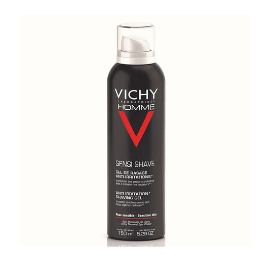 Vichy Homme Gel de Rasage Anti-Irritations Peau Sensible 150ml