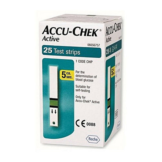 Accu Chek Active De Test De La Glycémie 25 Bandelettes - Parafa Maroc para