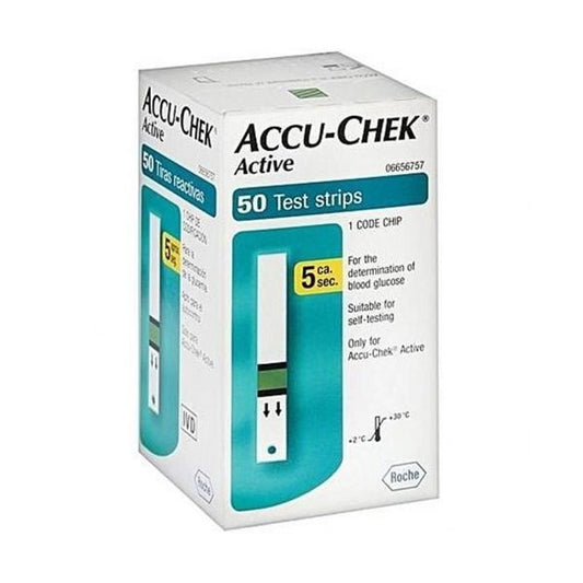 Accu Chek Active De Test De La Glycémie 50 Bandelettes - Parafa Maroc para