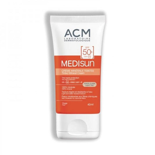 Acm Medisun Ecran Mineral Teinte Claire SPF50+ 40ml - Parafa Maroc para