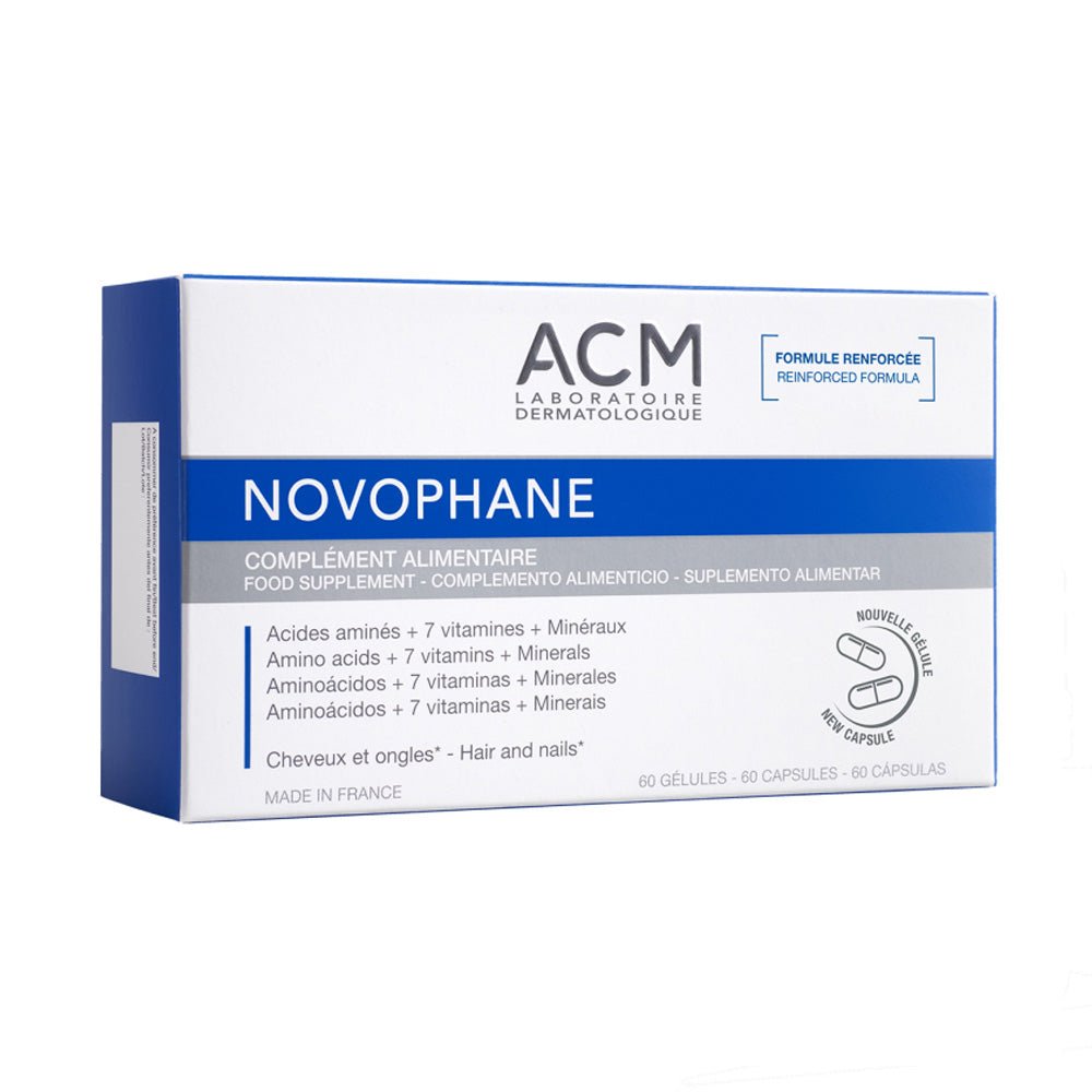 Acm Novophane Cheveux Et Ongles 7 Acides Aminés 60 Capsules - Parafa Maroc para