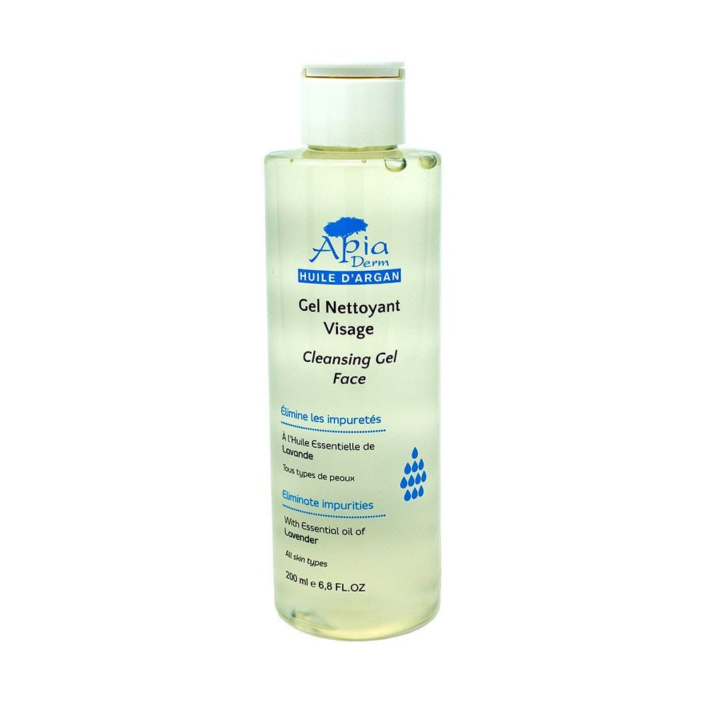 Apia Derm Gel Nettoyant Visage 200ml - Parafa Maroc para
