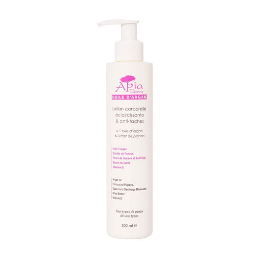 Apia Derm Lotion Corporelle Eclaircissante 200ml - Parafa Maroc para