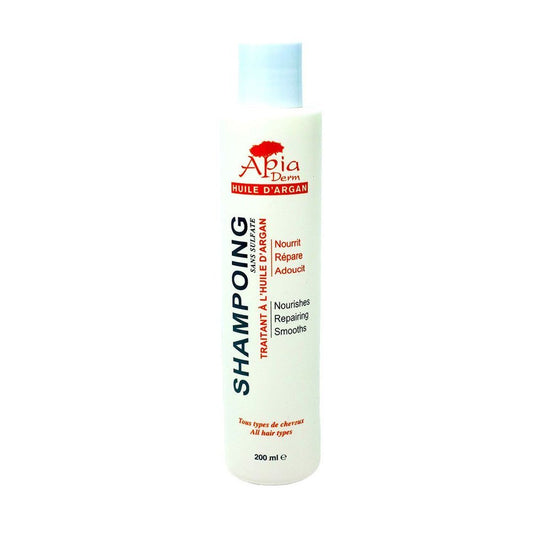 Apia Derm Shampoing Sans sulfate Huile d'argan 200ml - Parafa Maroc para