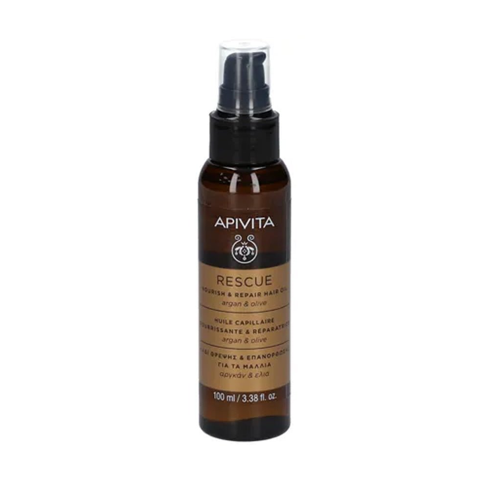 Apivita Rescue Huile Capillaire Nourrissante Et Réparatrice 100ml - Parafa Maroc para