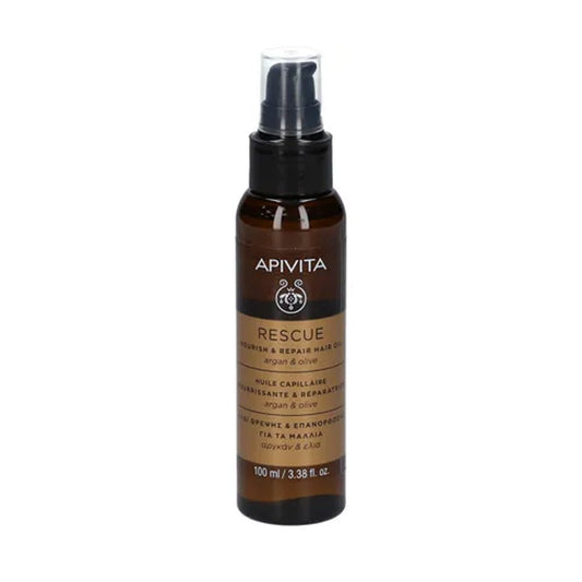 Apivita Rescue Huile Capillaire Nourrissante Et Réparatrice 100ml - Parafa Maroc para