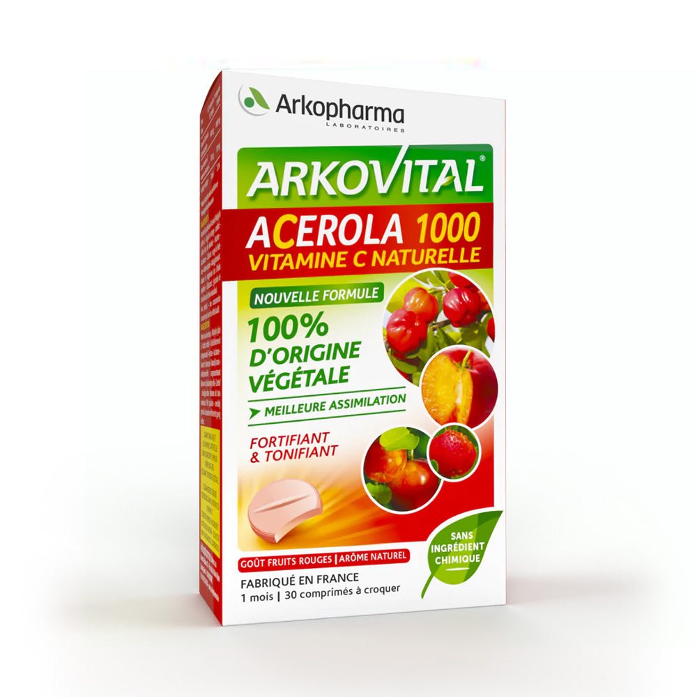 Arkovital Acérola 1000 - Parafa Maroc para