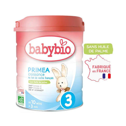Babybio Lait Infantile Primea 3ème Âge 800g - Dès 10mois - Parafa Maroc para