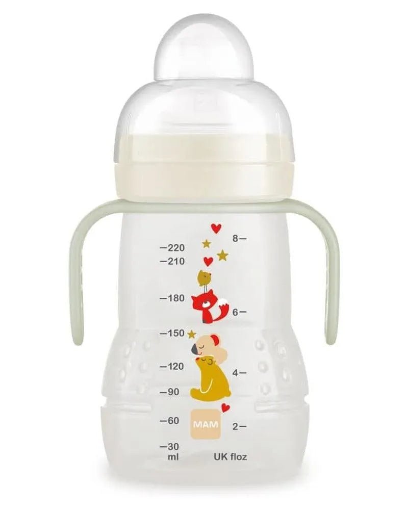 Biberon et tasse MAM Trainer 220ml - Blanc - Parafa Maroc para