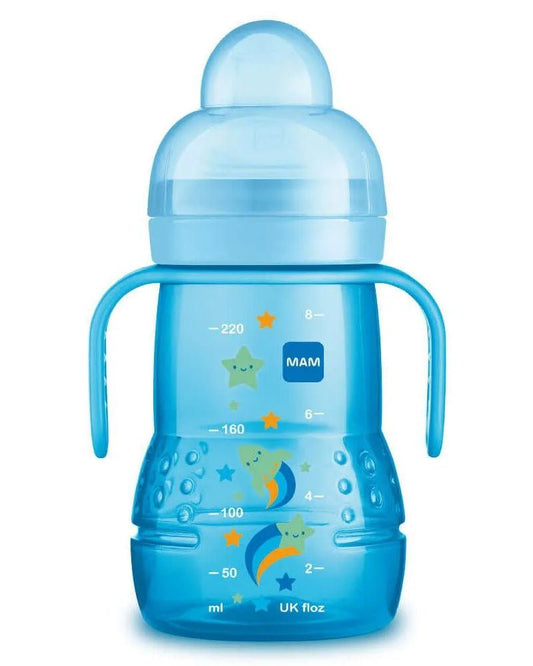Biberon et tasse MAM Trainer 220ml - Bleu - Parafa Maroc para