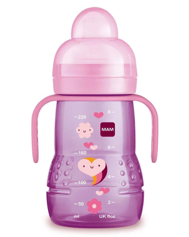 Biberon et tasse MAM Trainer 220ml - Rose - Parafa Maroc para