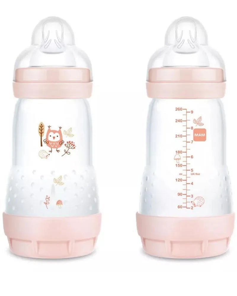 Biberon MAM Easy start anti - colique 260ml 2M+ - Corail - Parafa Maroc para