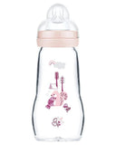 Biberon MAM en verre 260ml - Rose - Parafa Maroc para