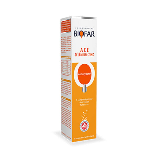 Biofar ACE Sélénium Zinc 20 Comprimés - Parafa Maroc para