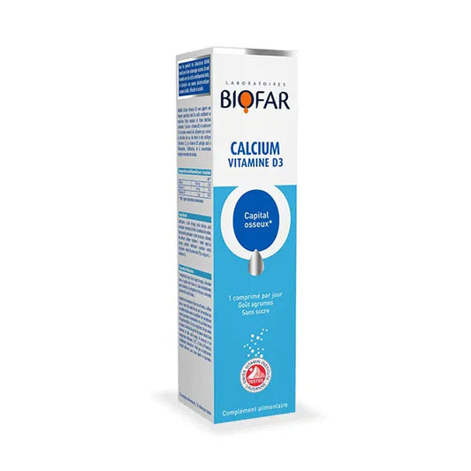 Biofar Calcium D3 20 Comprimés - Parafa Maroc para