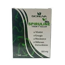 bionuva Spiruline Bio 240 Comprimés - Parafa Maroc para