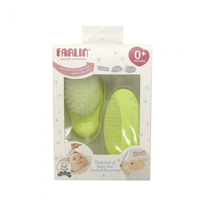 BROSSE ET PEIGNE DECORE farlin en jaune - Parafa Maroc para
