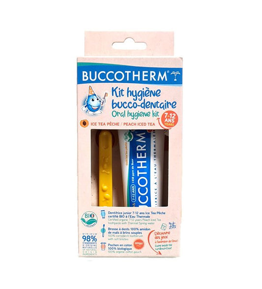 BUCCOTHERM KIT ENFANT 7 - 12 ANS 50 ML GOUT PECHE - Parafa Maroc para