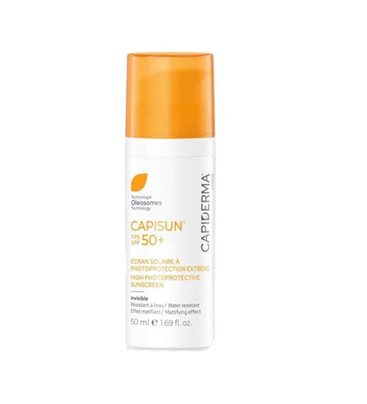 Capiderma – Capisun Crème solaire invisible SPF50+ – 50 ml - Parafa Maroc para