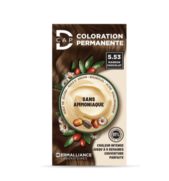 d cap coloration permanante 5.53 Marron chocolat - Parafa Maroc para