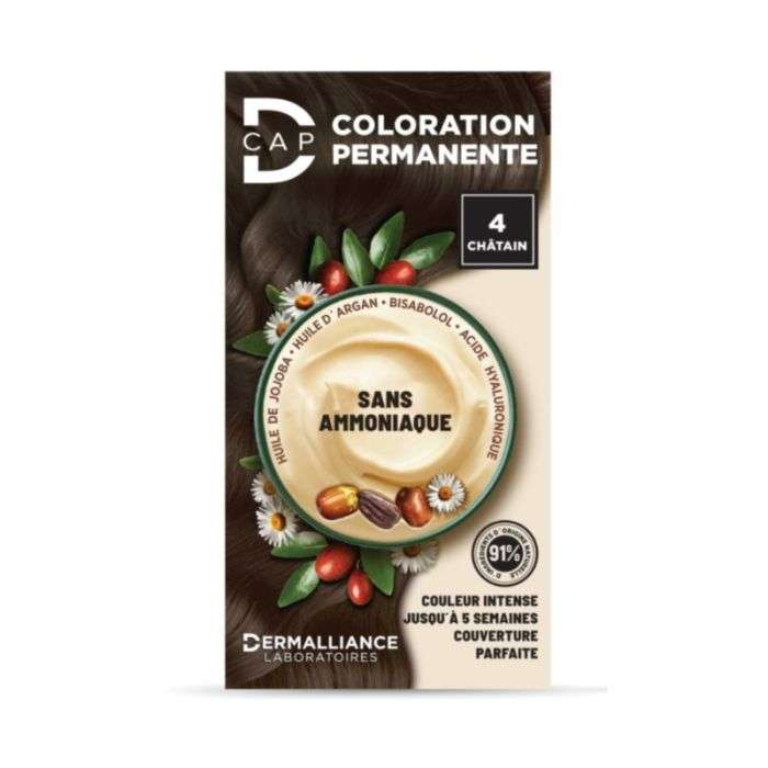 DCAP Coloration Permanante 4 chatain - Parafa Maroc para