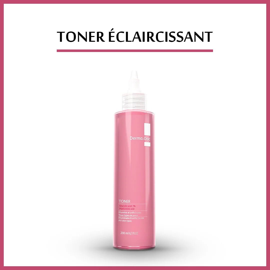 DERMADOC TONER EXFOLIANT 7% ACIDE GLYCOLIQUE 200 ML - Parafa Maroc para