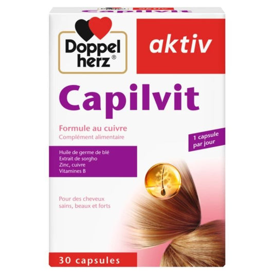 DOPPELHERZ AKTIV CAPILVIT 30 CAPSULES