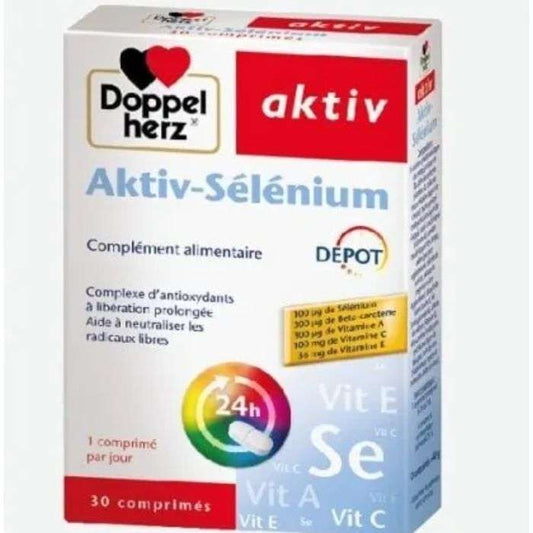 DOPPELHERZ AKTIV Sélénium | 30 Comprimés