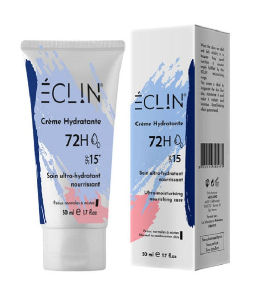 ECLIN CREME HYDRATANTE 72 H SPF 15 PEAU NORMALES A MIXTES