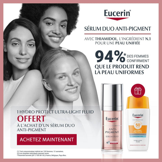Eucerin Pack Anti - Pigment Sérum Duo 30 ml = HYDRO PROTECT FLUIDE ULTRA LEGER SPF 50+ OFFERT - Parafa Maroc para
