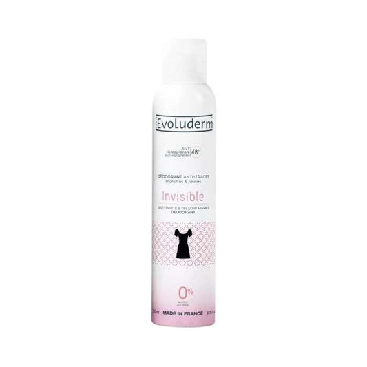 EVOLUDERM DEODORANT ANTI TRANSPIRANT 48H INVISIBLE 200ML - Parafa Maroc para