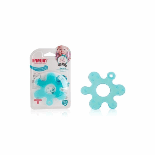 Farlin Anneau de dentition en silicone Bleu Bubble Fish Bbc 005 - Parafa Maroc para