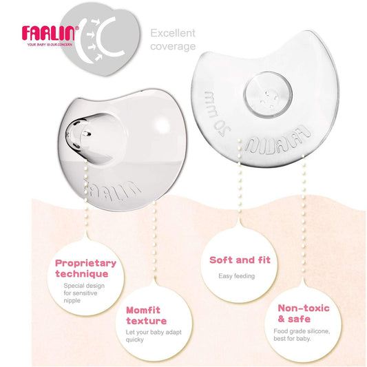 Farlin bout de sein en silicone 24mm - Parafa Maroc para
