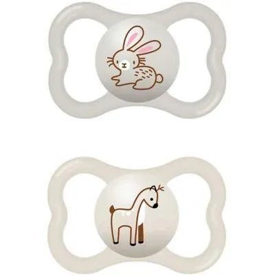 MAM Air Sucette en set de 2, en silicone Skinsoft avec étui porte - tétine, 6+mois - Parafa Maroc para