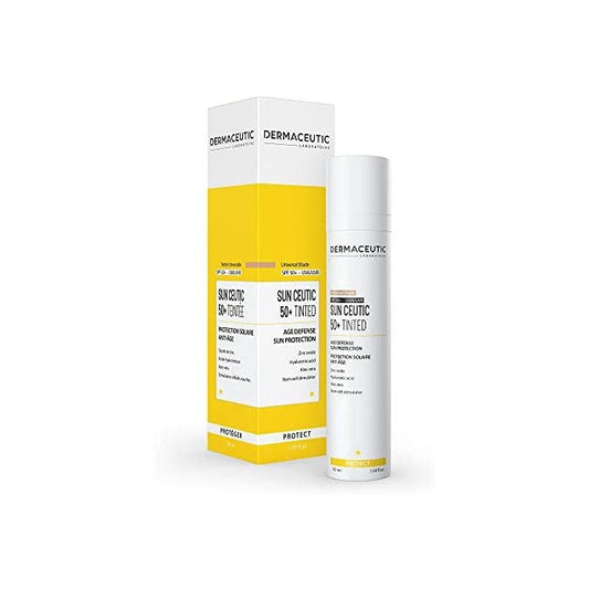 DERMACEUTIC SUN CEUTIC 50+CRÈME SOLAIRE TEINTÉE AGE DÉFENSE UNIVERSAL SHADE 50ML