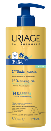 Uriage BÉBÉ 1ére Huile Lavante Apaisante 500ml