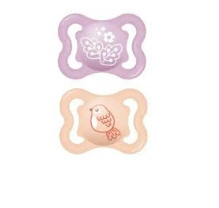 Sucette MAM Air 2 - 6 mois - orange - mauve - Parafa Maroc para